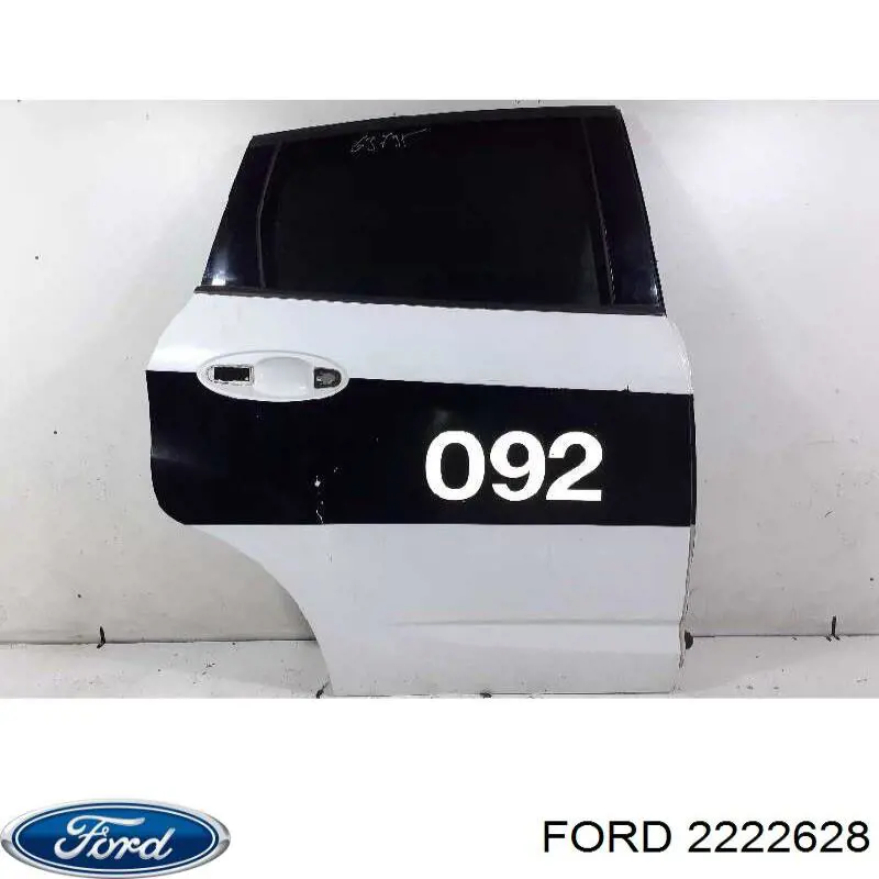 Porta traseira direita para Ford C-Max (CB7)