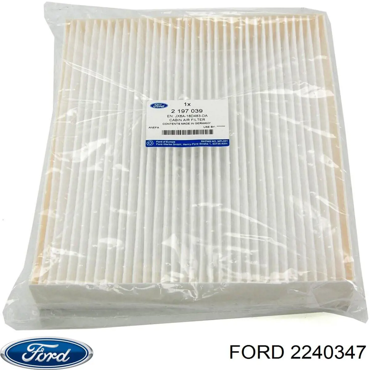 Фильтр воздушный отопителя Ford 2240347 цена, от 12.26 USD