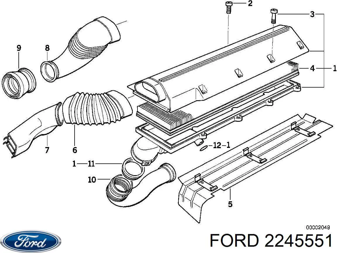 1775152 Ford Краска-карандаш для заделки царапин