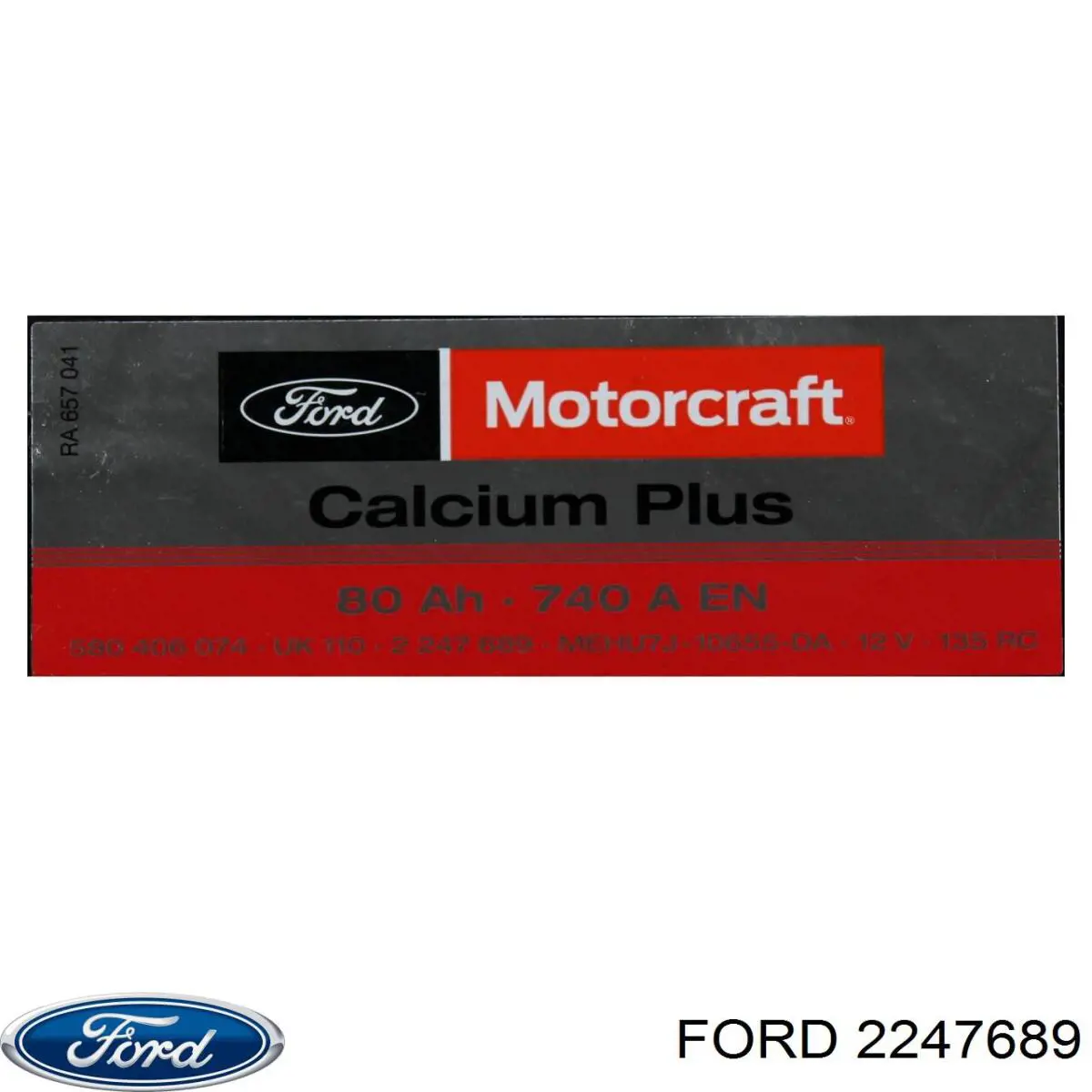 Купить 2247689 Ford Батарея аккумуляторная