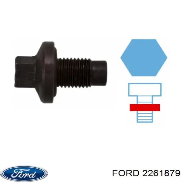 Пробка поддона двигателя Ford 2261879 цена, от 4.22 USD