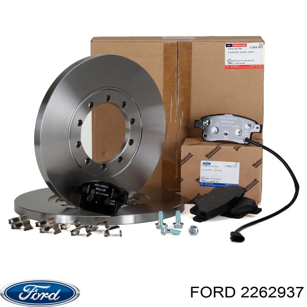 2262937 Ford диск тормозной задний