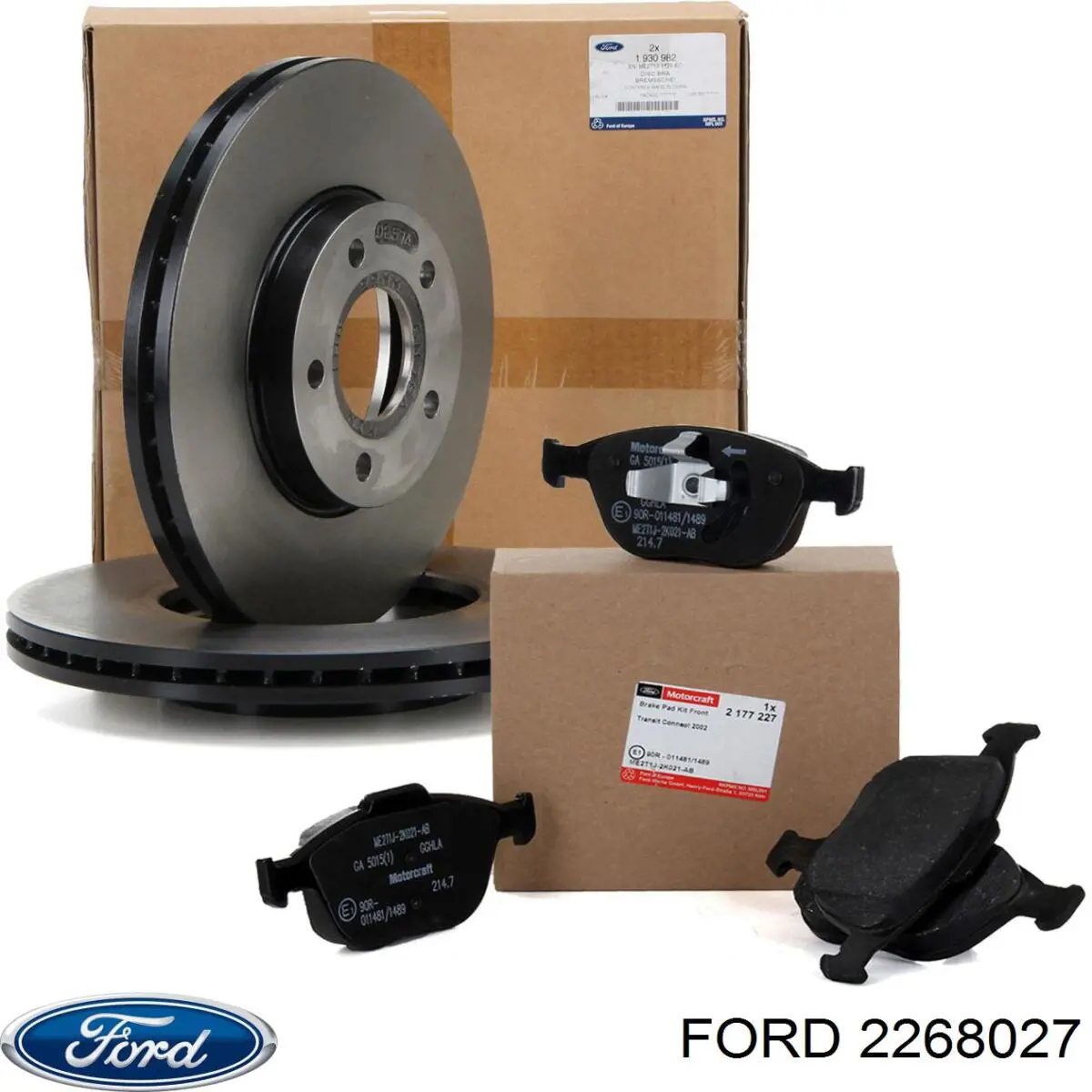 2268027 Ford Диск тормозной передний