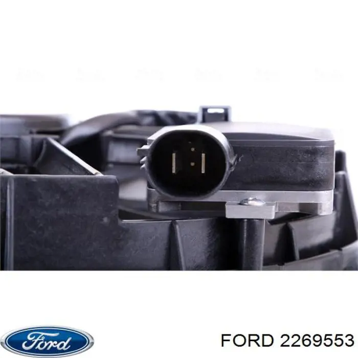 Диффузор радиатора охлаждения в сборе с крыльчаткой Ford 2269553