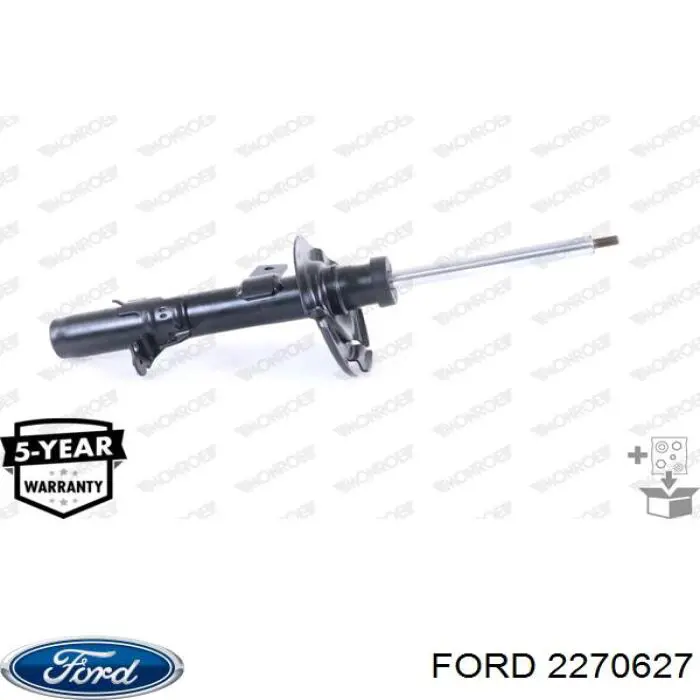 2270627 Ford amortecedor dianteiro esquerdo