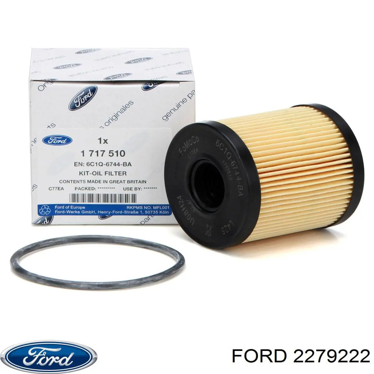 Фильтр масла Ford 2279222