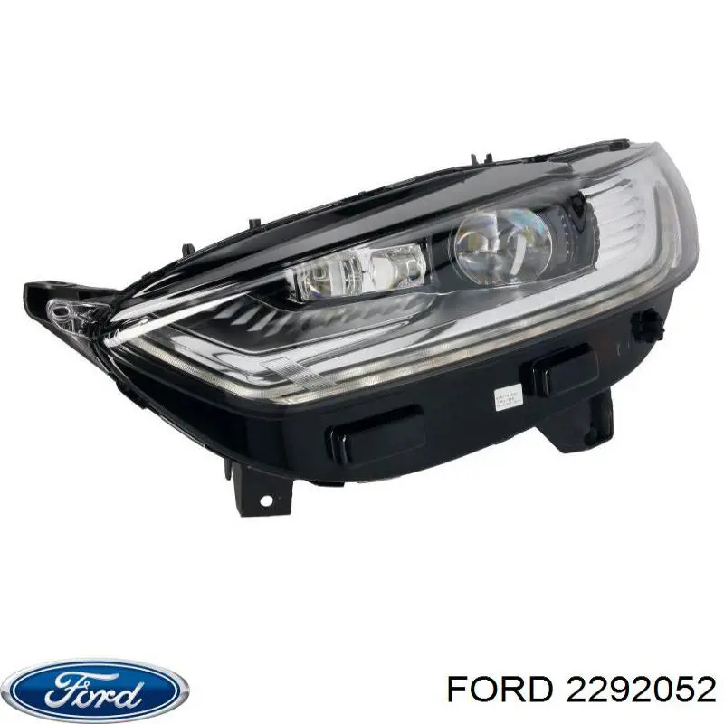 Левая фара ES7313D155CD Ford
