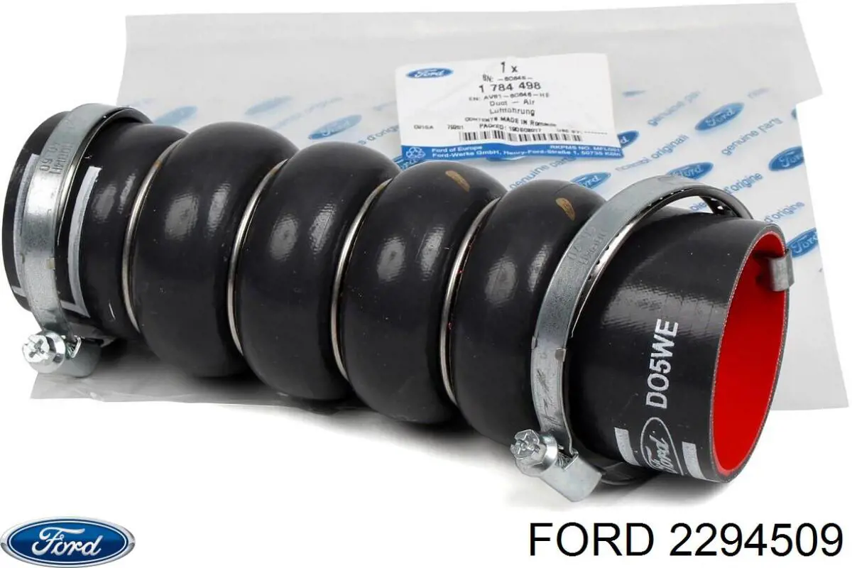 Шланг/патрубок интеркуллера Ford 2294509 цена, от 15.20 USD