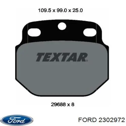 2482983 Ford Левое крепление переднего бампера