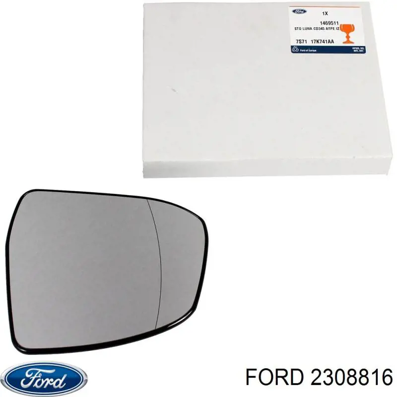 Зеркало заднего вида, левое Ford 1769779 цена, от 81.50 USD
