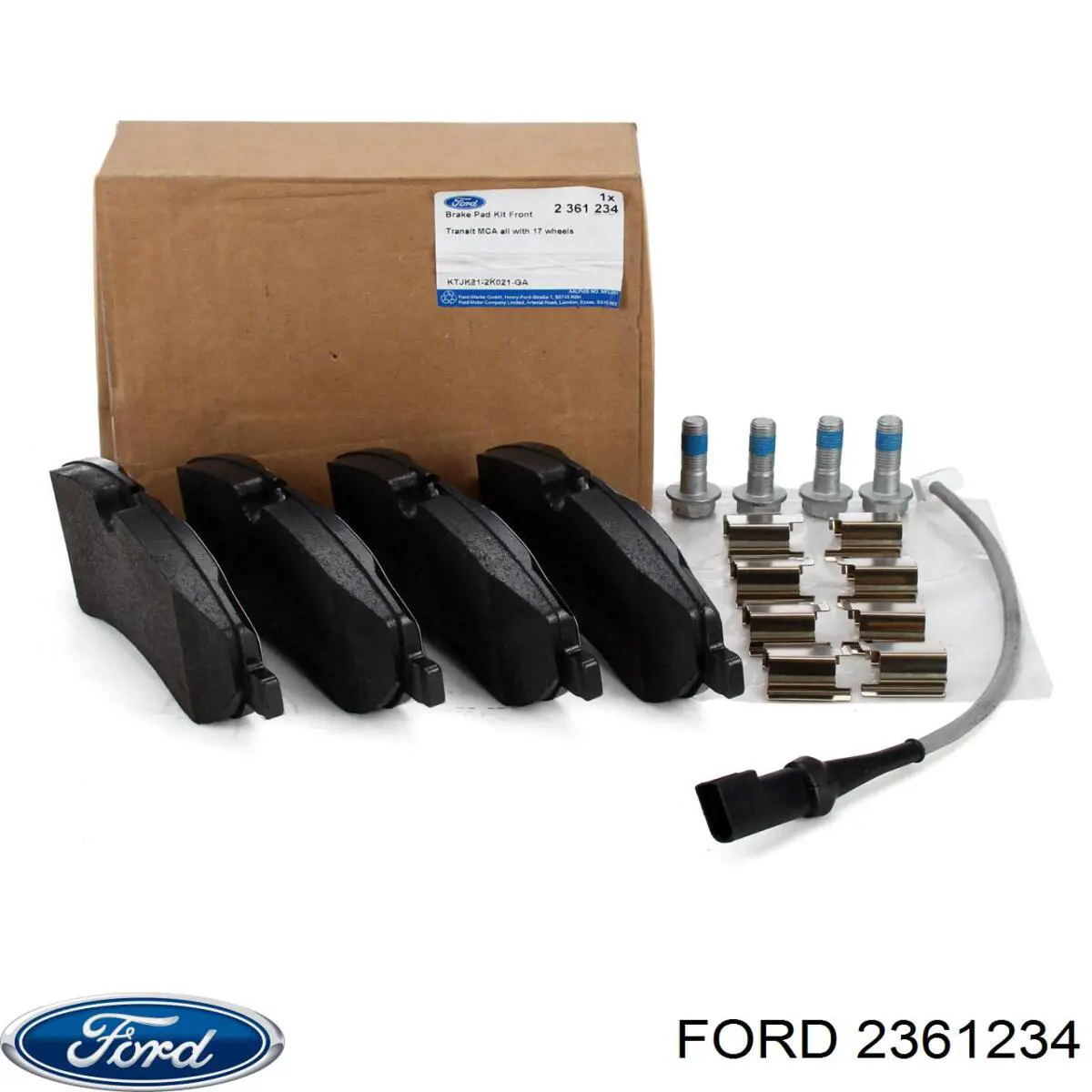 2361234 Ford Колодки передние