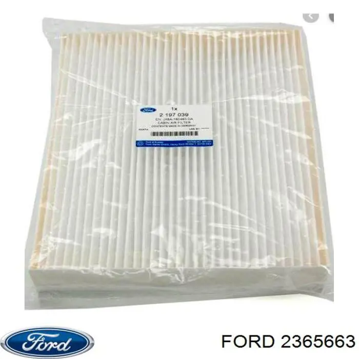 2365663 Ford фильтр салона