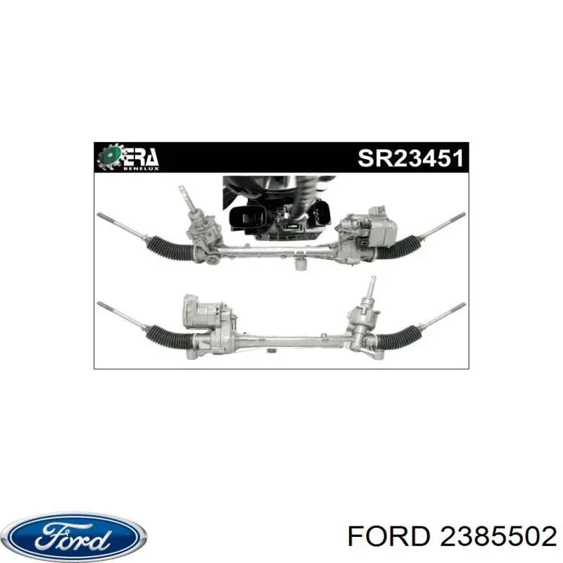 2385502 Ford cremalheira da direção