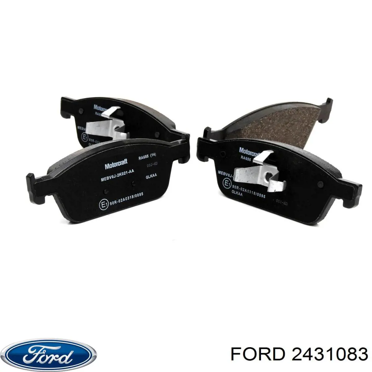 2431083 Ford Диск тормозной передний