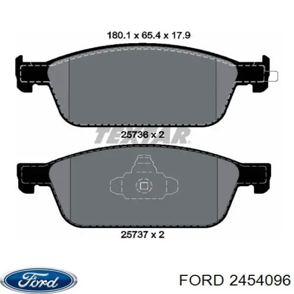 Колодки Ford 2454096 цена, от 42.64 USD