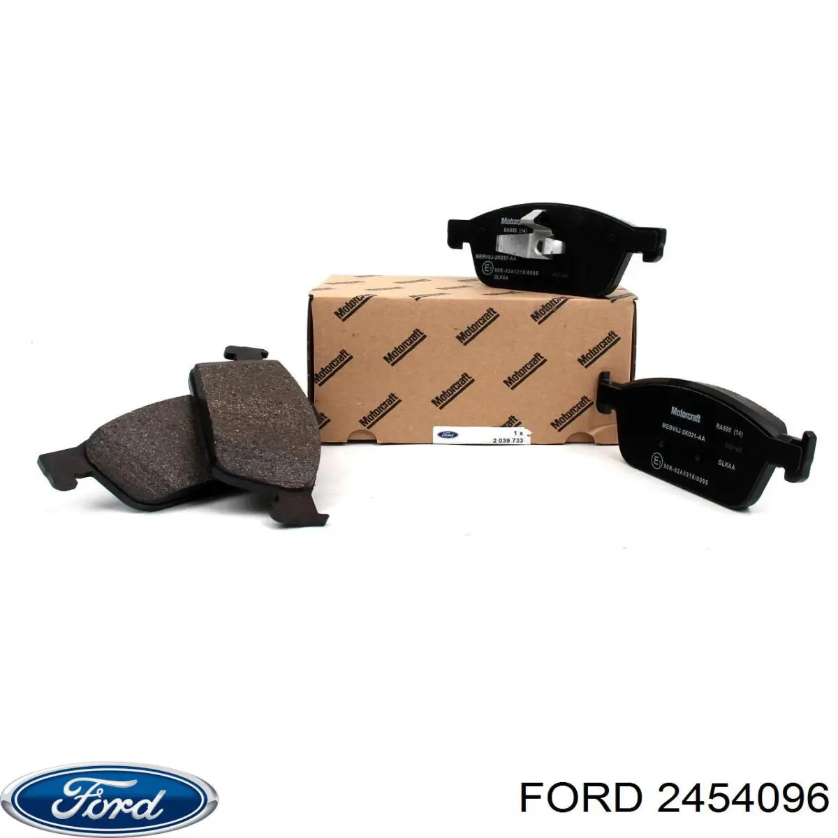 Купить 2454096 Ford Колодки тормозные