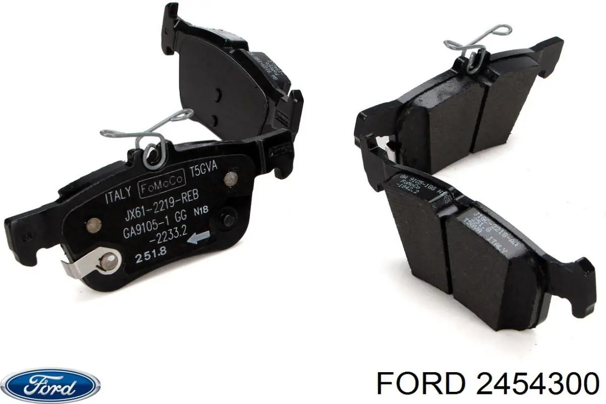 2454300 Ford Колодки тормозные дисковые комплект