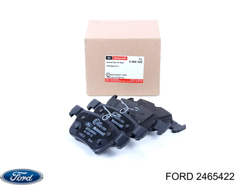 Купить 2465422 Ford Колодки тормозные задние, дисковые