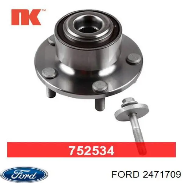 Цапфа (поворотный кулак) передний правый Ford 2471709 цена, от 25.34 USD