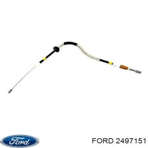 2497151 Ford Трос стояночного тормоза передний