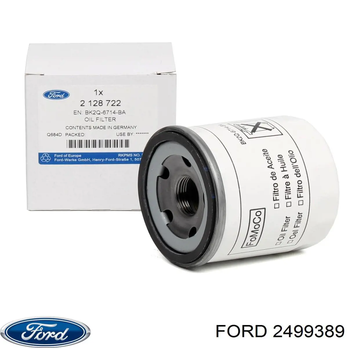 Топливный фильтр 2499389 Ford