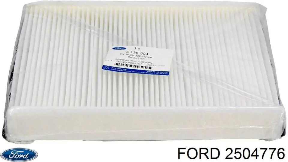 Купить 2504776 Ford Фильтр салона угольный