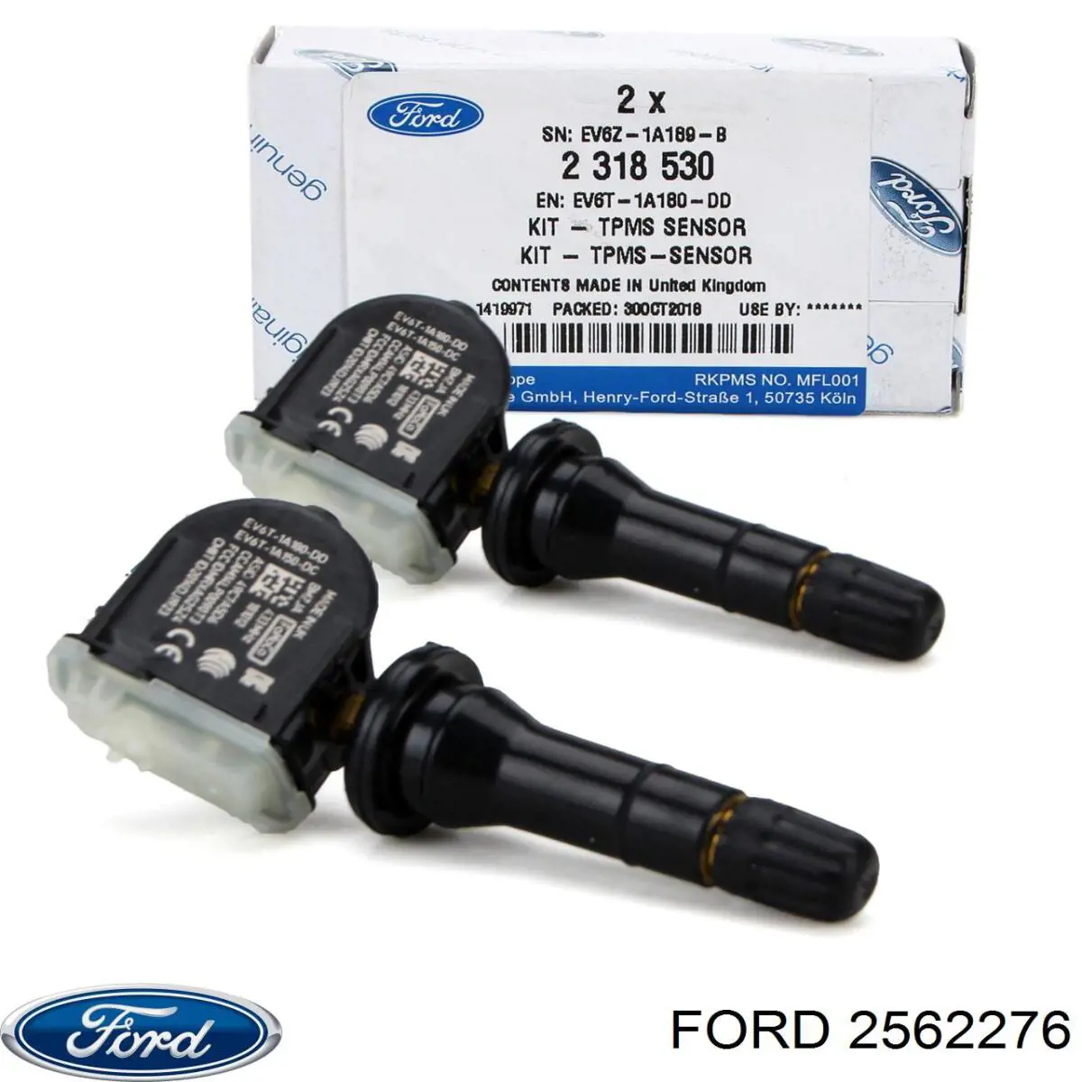 2562276 Ford sensor de pressão de ar nos pneus