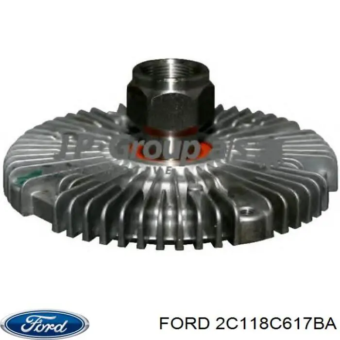 Купить 2C118C617BA Ford Муфта вентилятора охлаждения