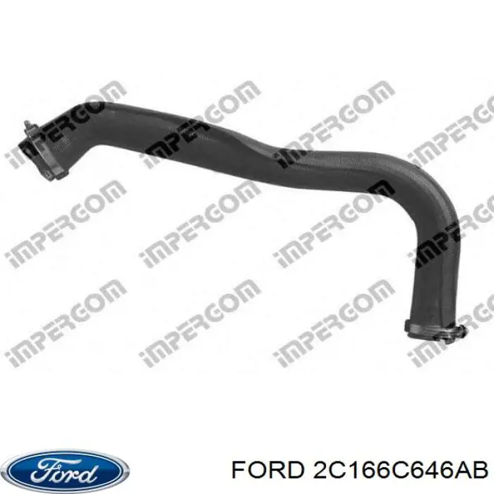 Патрубок интеркулера 2C166C646AB Ford