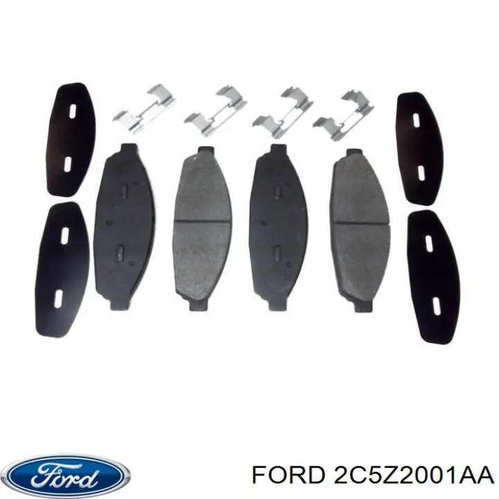 Колодки Ford 2C5Z2001AA цена, от 36.23 USD