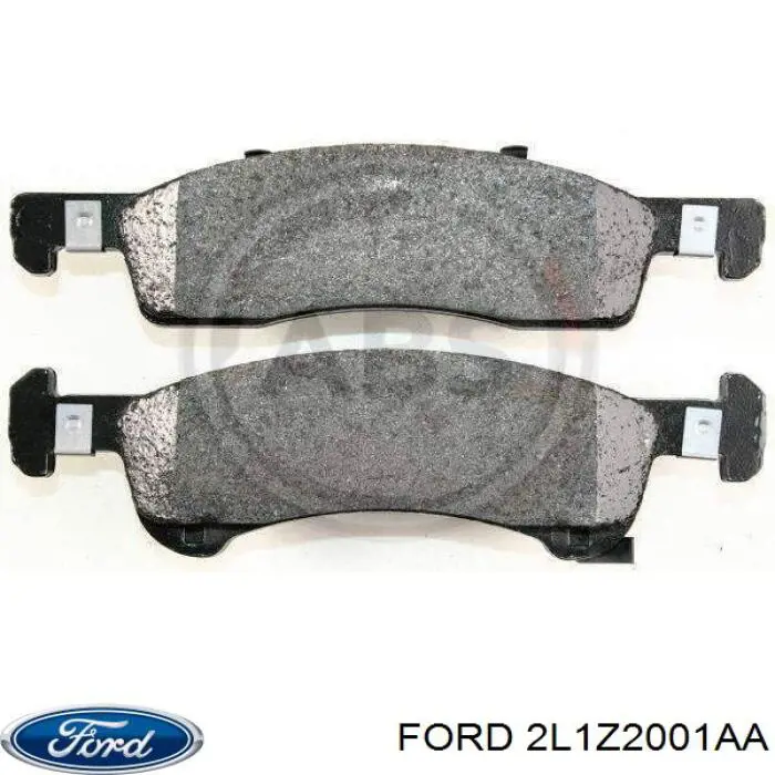 Передние тормозные колодки 2L1Z2001AA Ford