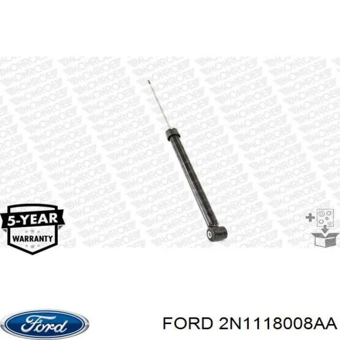 Амортизатор задний 2N1118008AA Ford