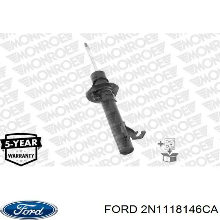 Амортизатор передний левый 2N1118146CA Ford