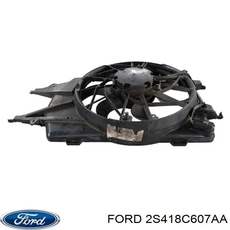 Диффузор вентилятора в сборе с мотором и крыльчаткой 2S418C607AA Ford