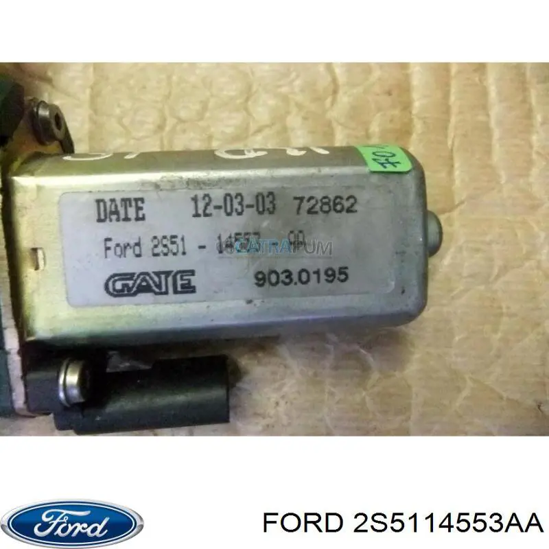 2S5114553AA Ford motor de acionamento de vidro da porta dianteira direita