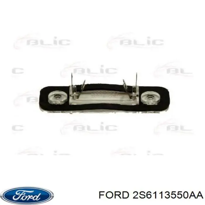 Фонарь подсветки номерного знака 2S6113550AA Ford