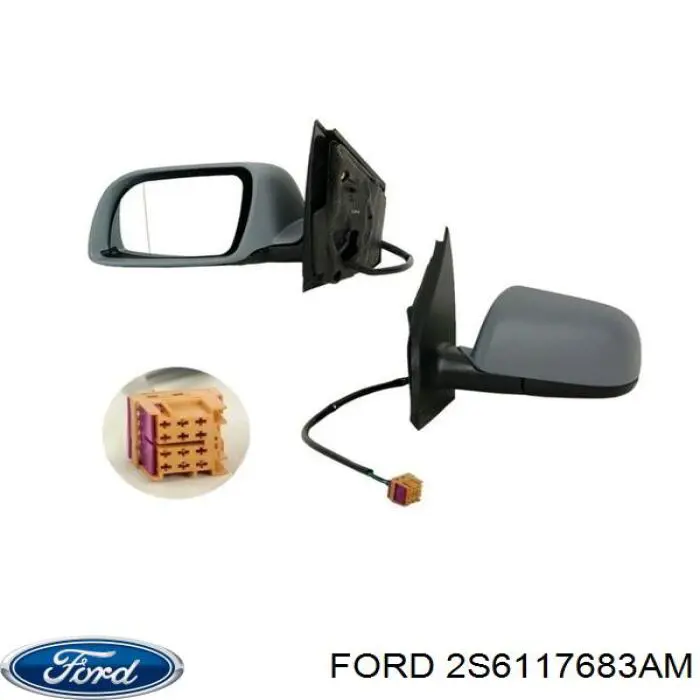 Купить 2S6117683AM Ford Наружное зеркало левое