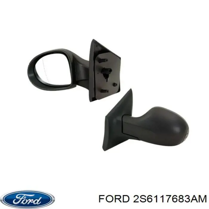 Левое боковое зеркало 2S6117683AM Ford