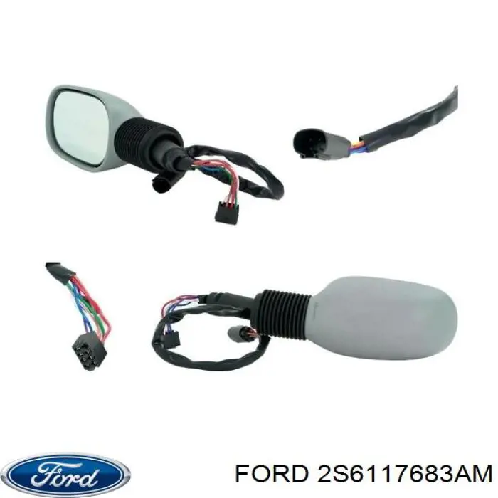 2S6117683AM Ford Левое боковое зеркало