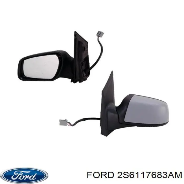 Зеркало заднего вида, левое Ford 2S6117683AM цена, от 27.45 USD