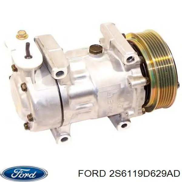 Купить 2S6119D629AD Ford Компрессор климатической установки