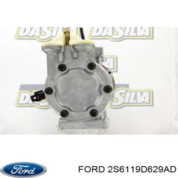 Компрессор кондиционера 2S6119D629AD Ford