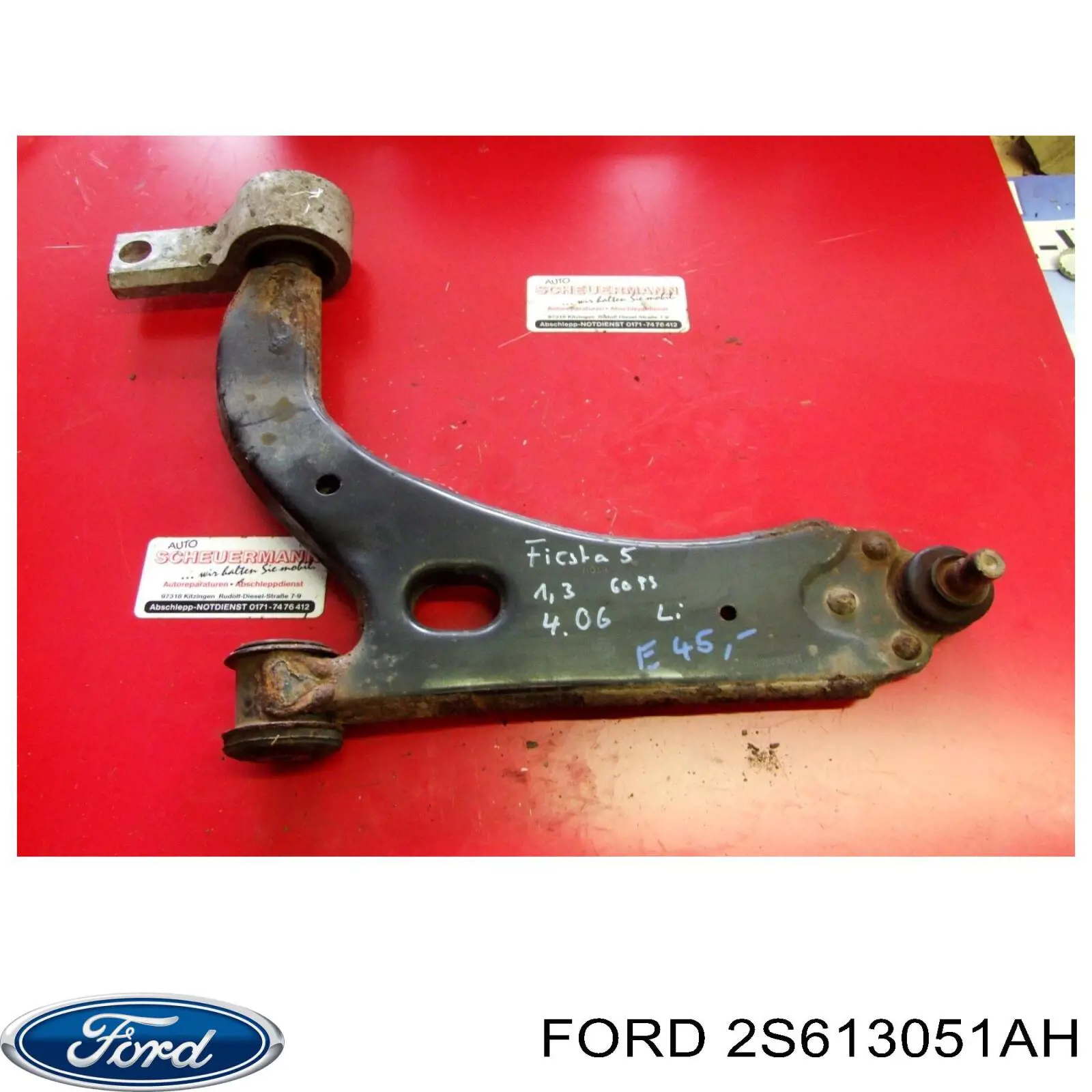 Купить 2S613051AH Ford Рычаг передней подвески левый