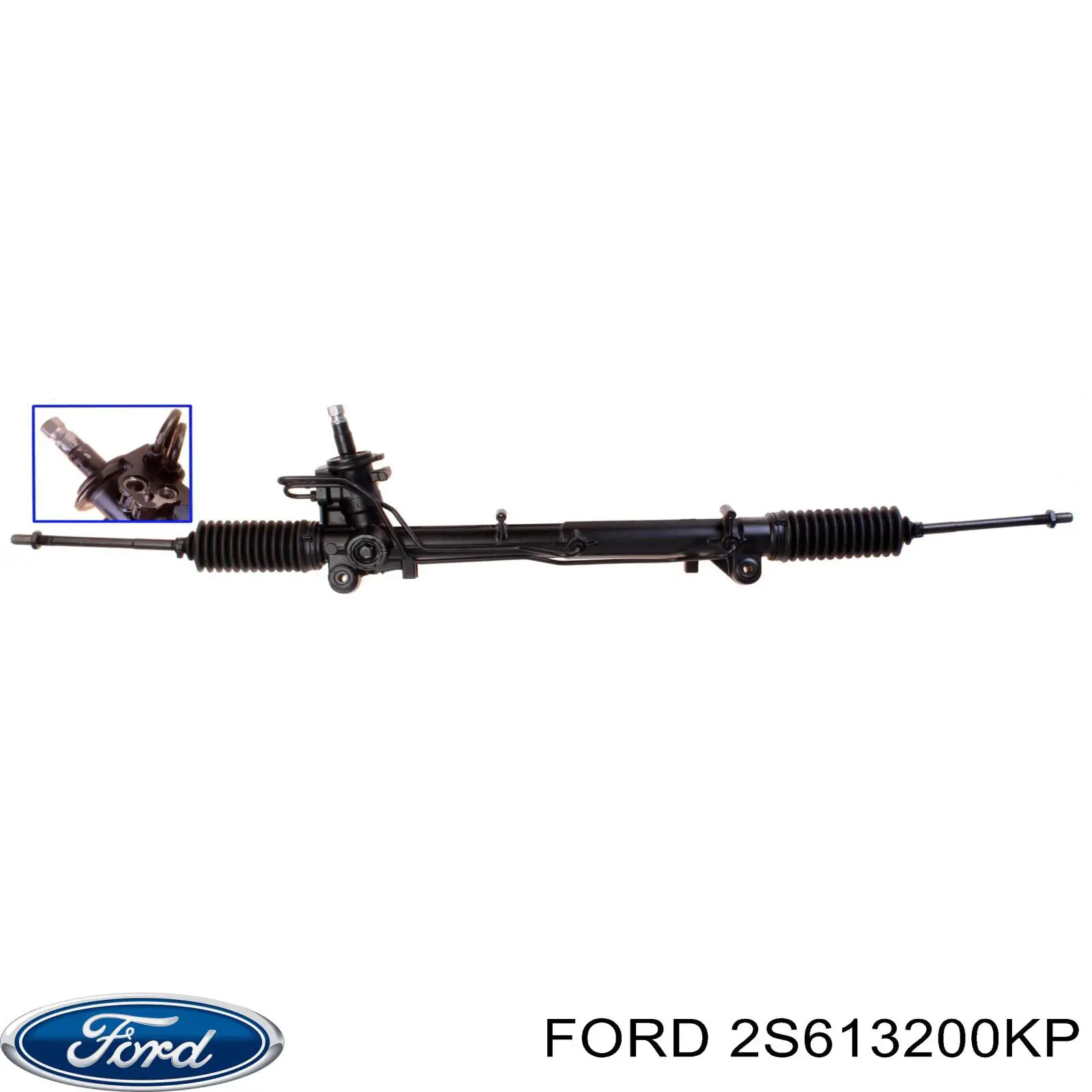 Реечный рулевой механизм Ford 2S613200KP цена, от 154.56 USD