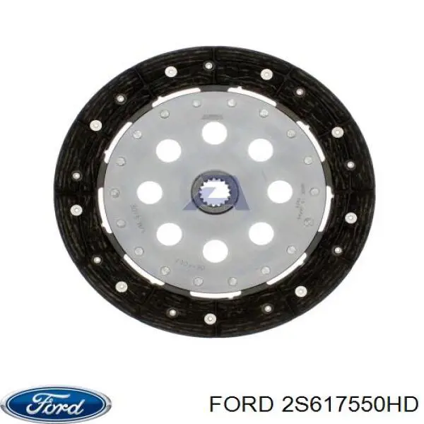 2S617550HD Ford Диск сцепления ведомый