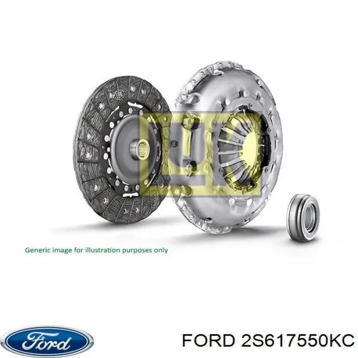 2S617550KC Ford диск сцепления