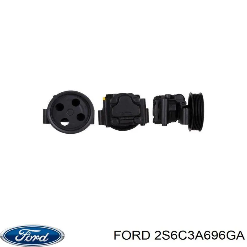 Купить 2S6C3A696GA Ford Насос рулевого управления
