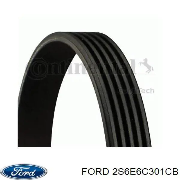 2S6E6C301CB Ford Поликлиновый ремень