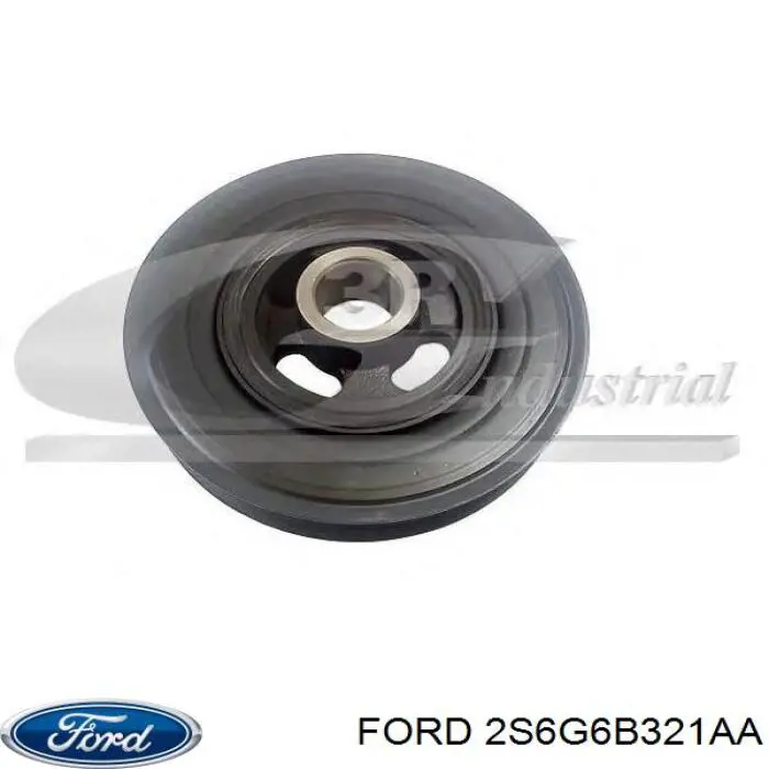 Шкив коленвала (демпфер) Ford 2S6G6B321AA цена, от 19.00 USD