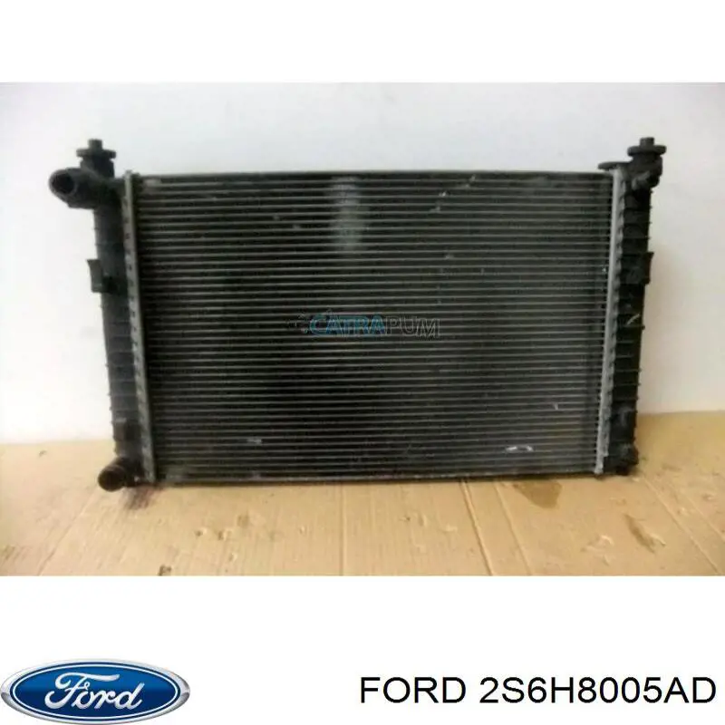 2S6H8005AD Ford радиатор
